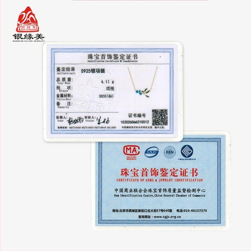 Ékszerértékelésre szolgáló anyagok — Silver edge beauty márka; Arany- és ezüst ékszerek ellenőrzési tanúsítványa; Ékszer-karbantartási és értékelési tanúsítvány; 2022 tavasz