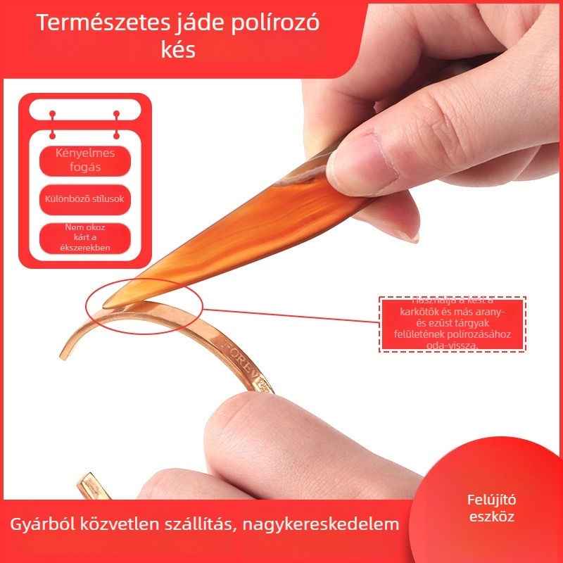 Ékszerek polírozó kése, Achát, Márka Win Win, Ékszerek karbantartásához, Eredet Kína