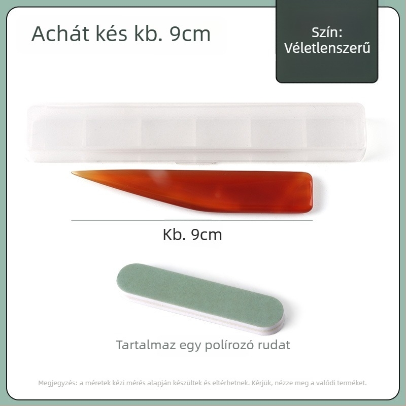 Ékszerek polírozó kése, Achát, Márka Win Win, Ékszerek karbantartásához, Eredet Kína