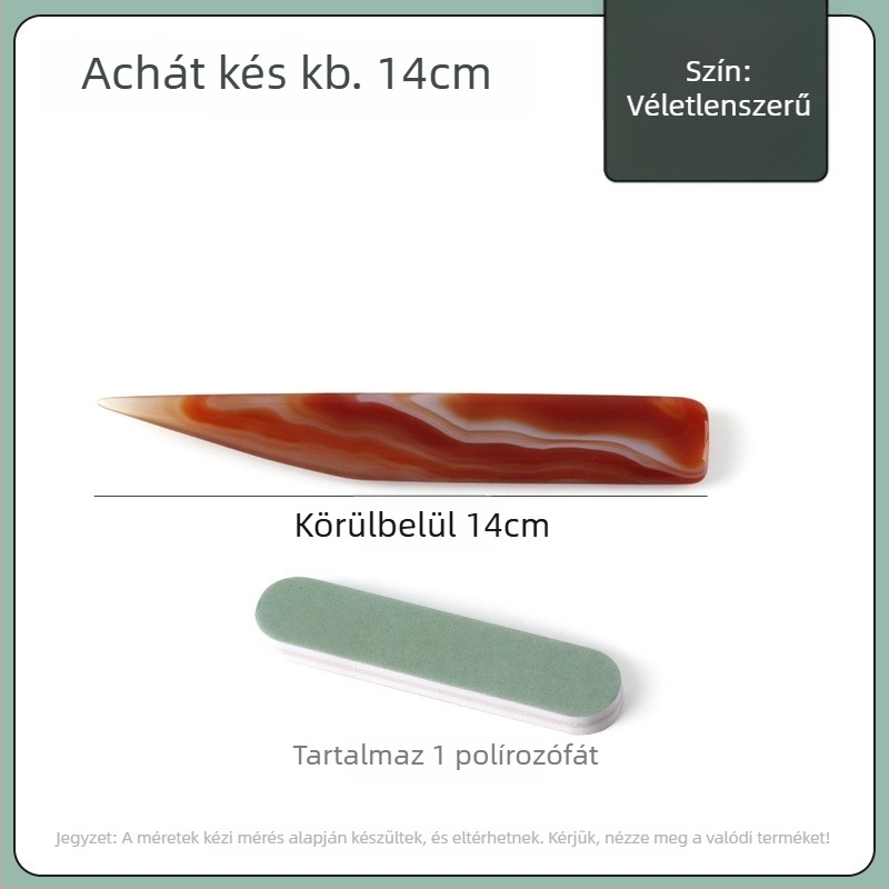 Ékszerek polírozó kése, Achát, Márka Win Win, Ékszerek karbantartásához, Eredet Kína