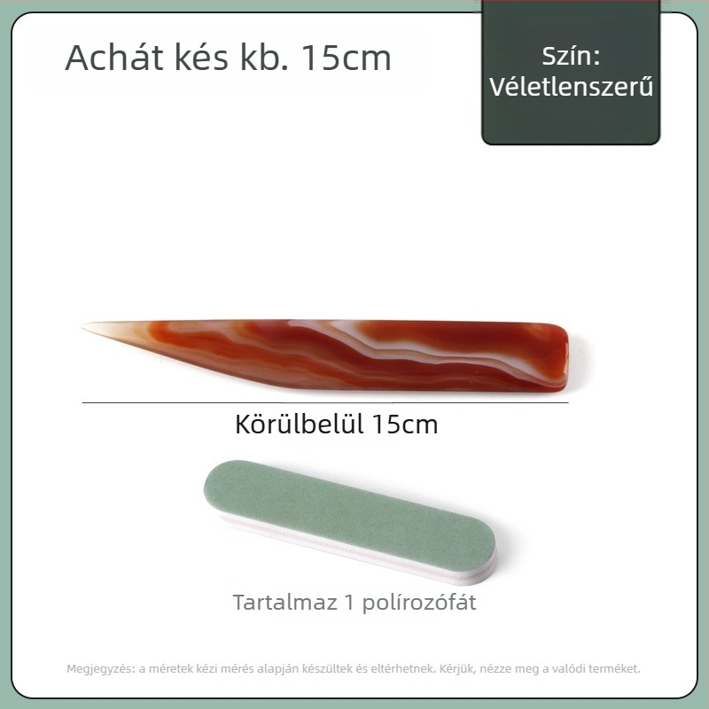 Ékszerek polírozó kése, Achát, Márka Win Win, Ékszerek karbantartásához, Eredet Kína