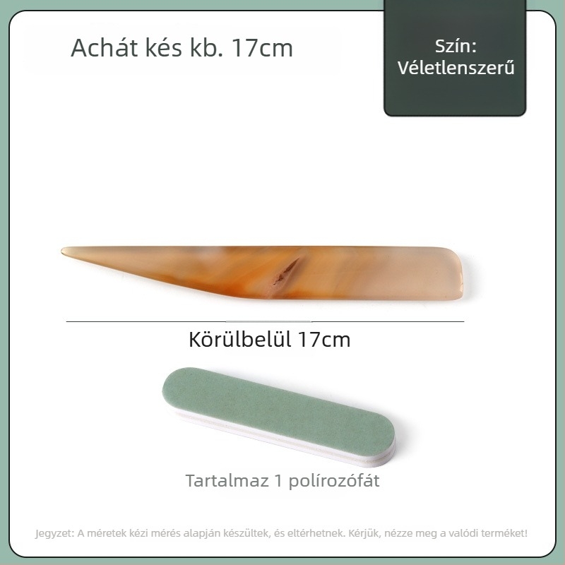 Ékszerek polírozó kése, Achát, Márka Win Win, Ékszerek karbantartásához, Eredet Kína