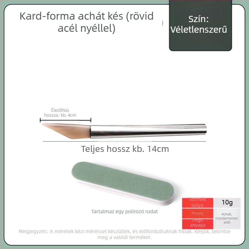 Ékszerek polírozó kése, Achát, Márka Win Win, Ékszerek karbantartásához, Eredet Kína