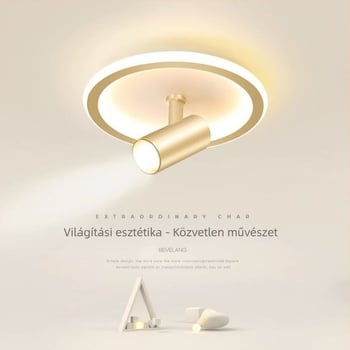 Mennyezeti lámpa, modern-minimalista LED, felületre szerelt forgó spotlámpa, vas test, PVC árnyékoló, 220V, 3C tanúsítvány