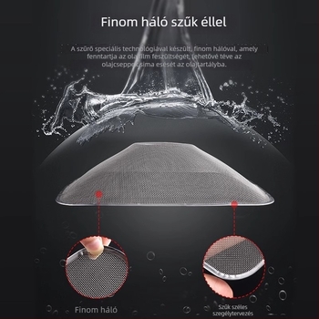 Boss páraelszívó szűrő: 8212 belső háló, 8210 füstvédő, 8010 olajszűrő háló