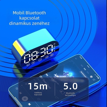 Bluetooth asztali hangfal beépített akkumulátorral, 10W, 30 Hz–15 kHz, SNR 60 dB alatt