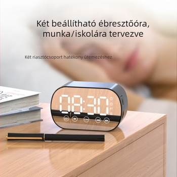 Bluetooth asztali hangfal beépített akkumulátorral, 10W, 30 Hz–15 kHz, SNR 60 dB alatt