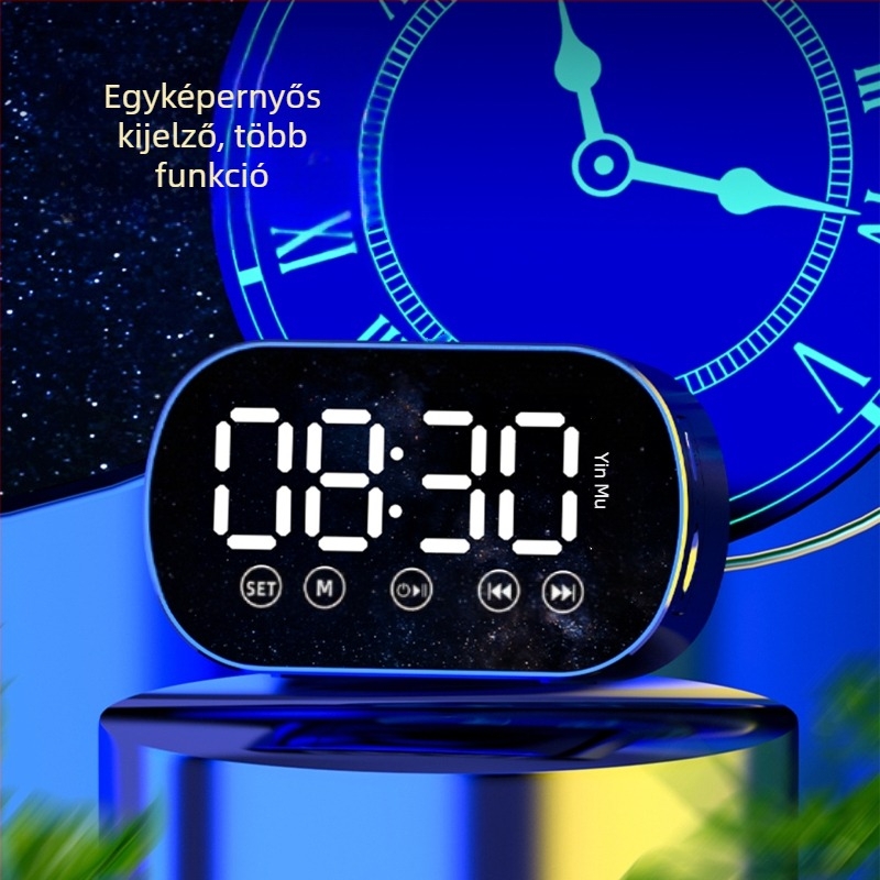 Bluetooth asztali hangfal beépített akkumulátorral, 10W, 30 Hz–15 kHz, SNR 60 dB alatt