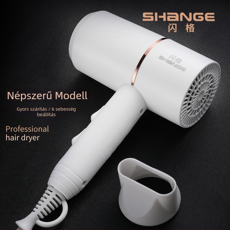 Hajszárító 1800W, 220V, kefés motor, hideg/meleg levegő, túlmelegedés elleni védelem