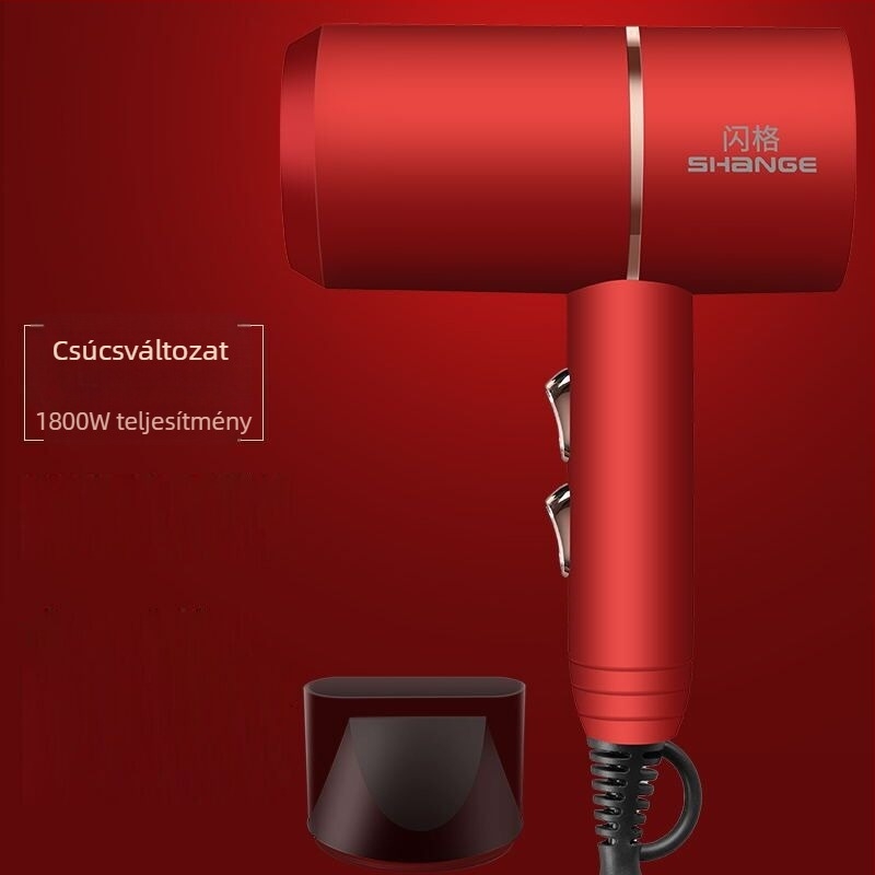 Hajszárító 1800W, 220V, kefés motor, hideg/meleg levegő, túlmelegedés elleni védelem