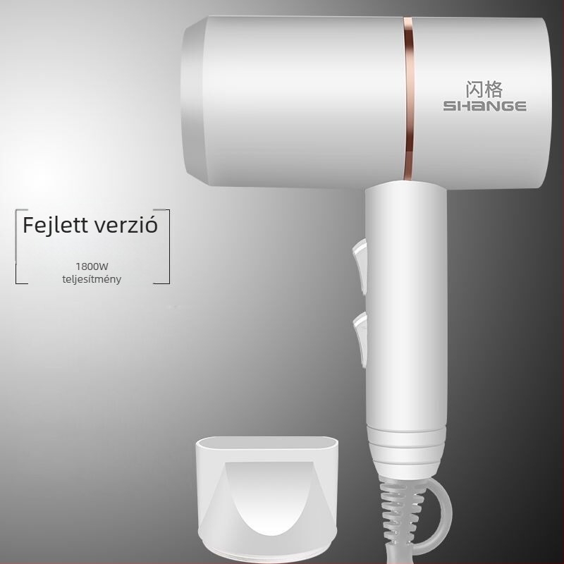 Hajszárító 1800W, 220V, kefés motor, hideg/meleg levegő, túlmelegedés elleni védelem