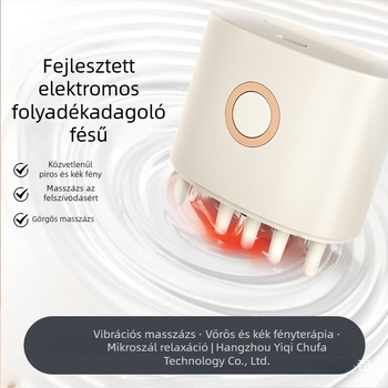 Fejbőr masszírozó applikátor golyófejes esszenciális olajjal, SY01 modell, 180 g, viszketéscsillapító és fejbőrt nyugtató hatás, négy évszakos használatra