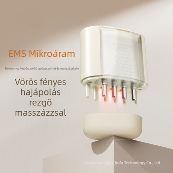 Fejbőr masszírozó applikátor golyófejes esszenciális olajjal, SY01 modell, 180 g, viszketéscsillapító és fejbőrt nyugtató hatás, négy évszakos használatra