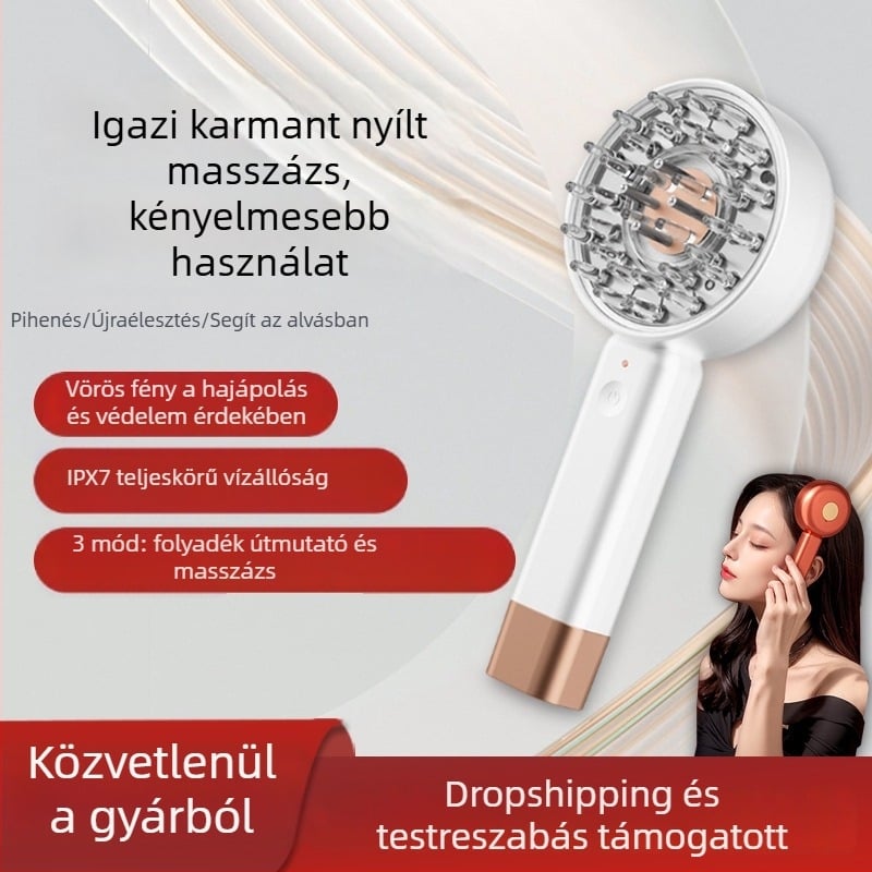 Hajápoló eszköz — S930 modell, fejbőr masszázs és hajápolás, három szintű gondozási mód, minden korosztálynak megfelelő