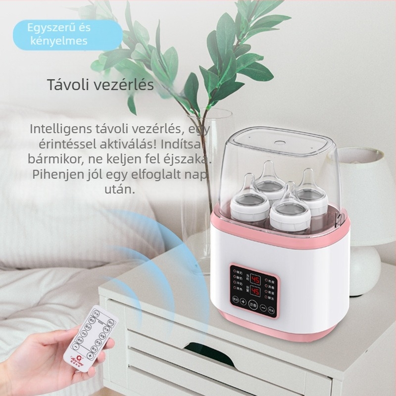 Kétfunkciós tejmelegítő és cumisüveg sterilizáló AY-N18, 170W, 220V AC, PP