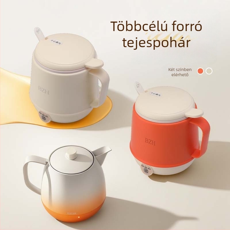 Kávé, tej és tea melegítő elektromos pohár – multifunkcionális teakeverő eszköz, túlmelegedés elleni védelem és száraz égetés elleni védelem, 300W