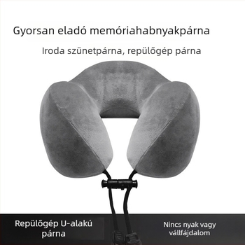 U alakú utazó nyakpárna; töltet memória pamut; huzat: velúr; stílus: modern minimalist; márka: Chengyi warm.