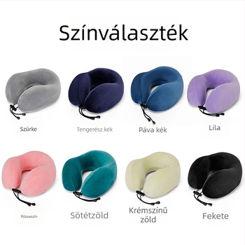 U alakú utazó nyakpárna; töltet memória pamut; huzat: velúr; stílus: modern minimalist; márka: Chengyi warm.