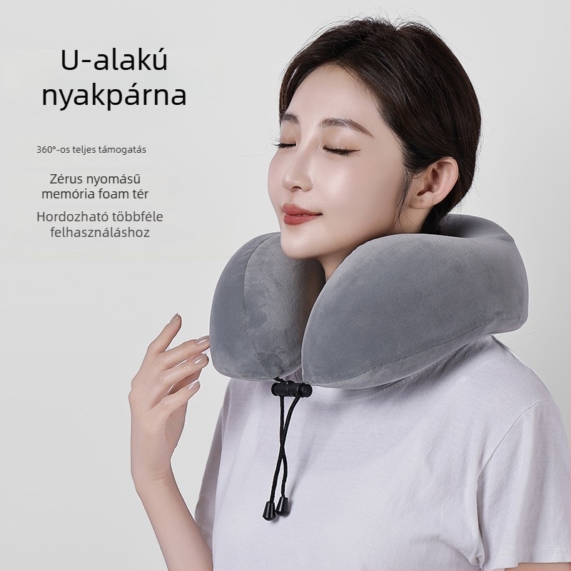 U alakú utazó nyakpárna; töltet memória pamut; huzat: velúr; stílus: modern minimalist; márka: Chengyi warm.