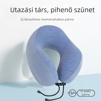 U alakú nyakpárna utazáshoz memóriahab töltettel, univerzális illeszkedés, márka Sincere and Warm, tömeg kevesebb mint 0,5 kg