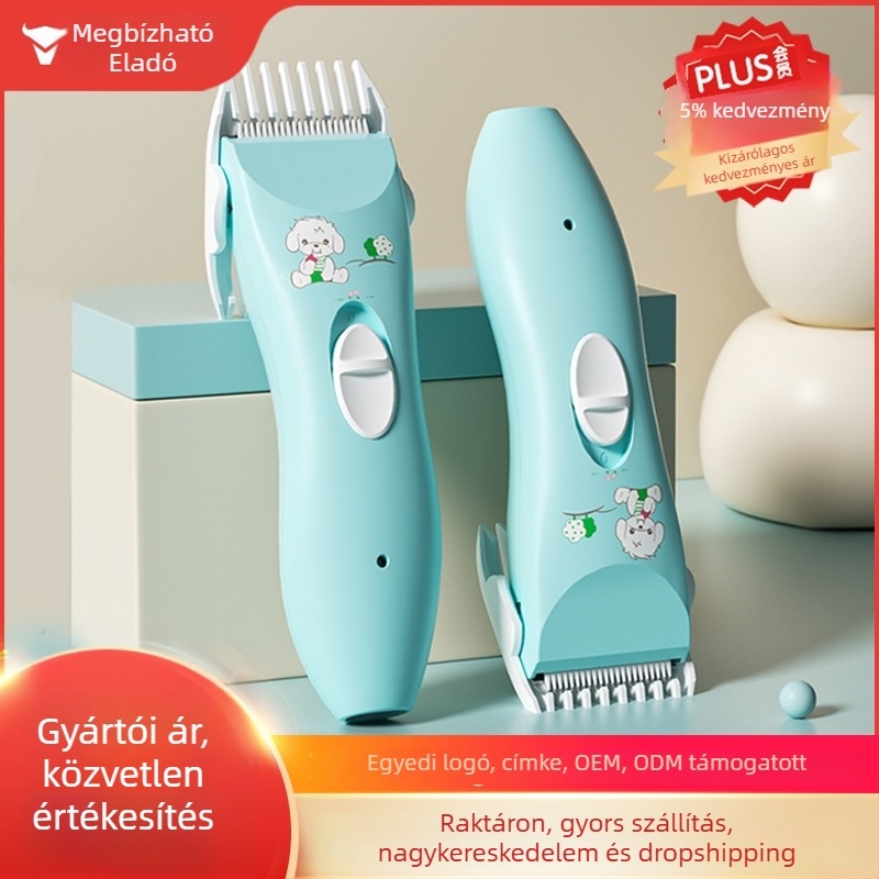 Baba hajvágó, csendes működés, 50W, újratölthető, kerámia penge