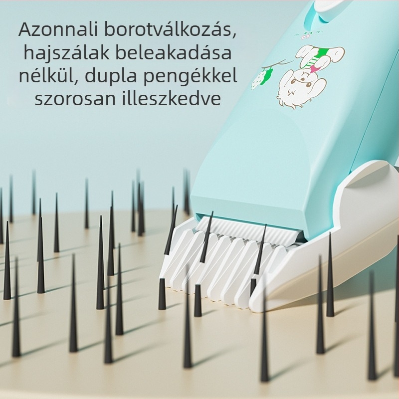 Baba hajvágó, csendes működés, 50W, újratölthető, kerámia penge