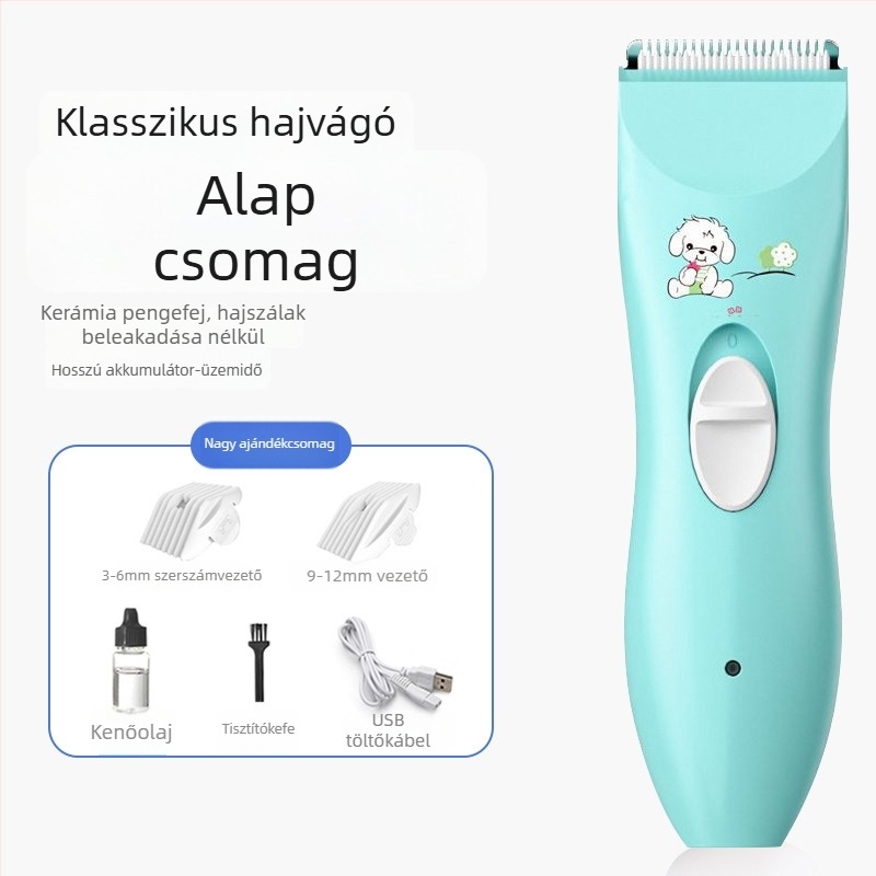 Baba hajvágó, csendes működés, 50W, újratölthető, kerámia penge