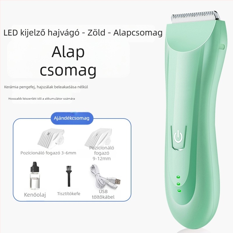 Baba hajvágó, csendes működés, 50W, újratölthető, kerámia penge