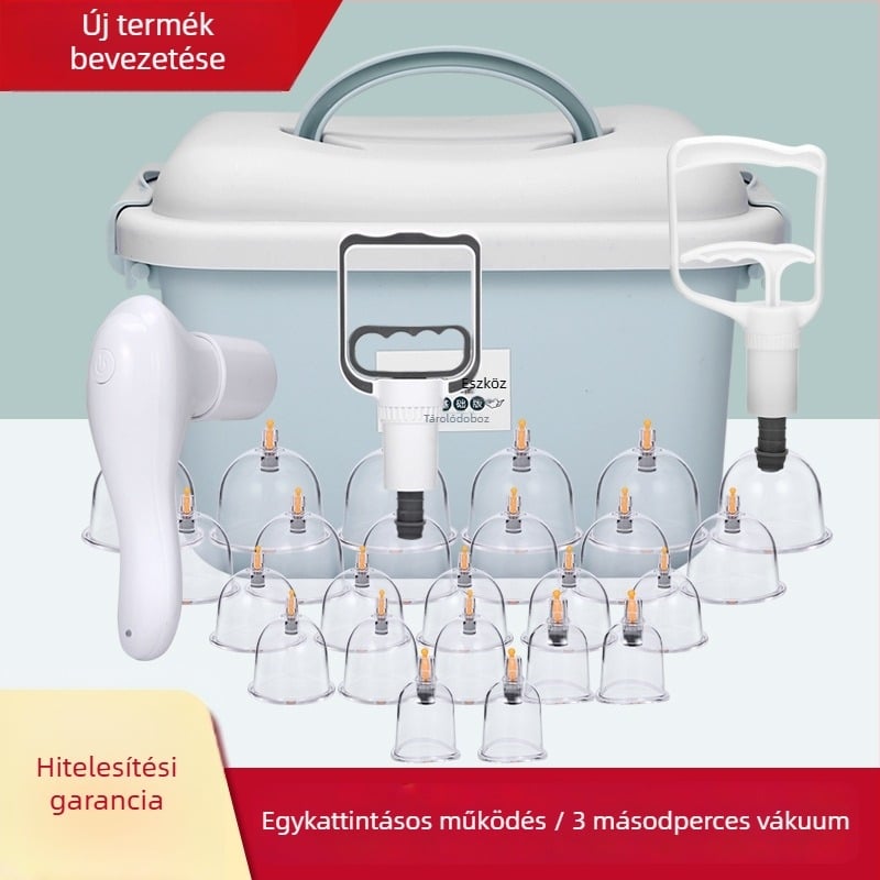 Kangji vákuumos köpölygép készlet, 10 db, műanyag, 1 kg