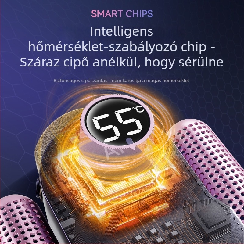 Cipőszárító Wear your heart, Modell 1, 220V, 130W, 50Hz