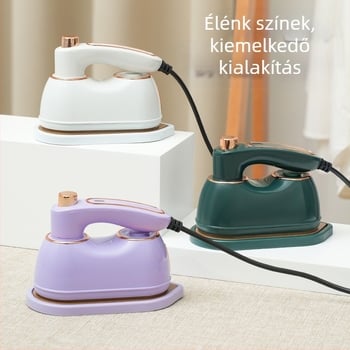 Ruha gőzölő készülék, kézi, hordozható, ABS tartály, 40W, AC 111–240V, kapacitás <0,8 L