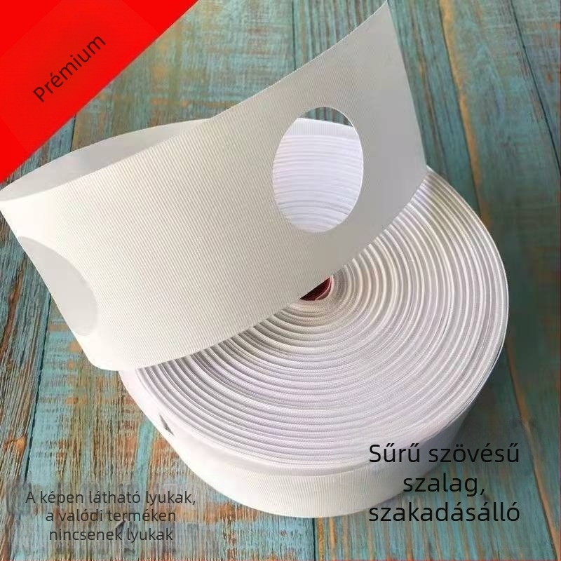 Függöny anyagszalagok kampókkal, gépi mosás, megerősített szalagok, kiegészítők függönyökhöz