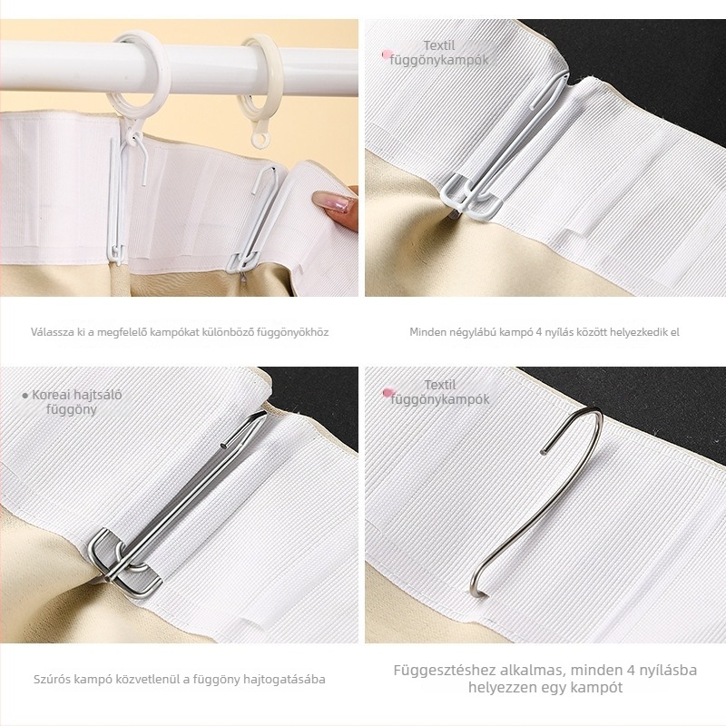 S alakú függönykampó – vasból készült, modern minimalist stílus