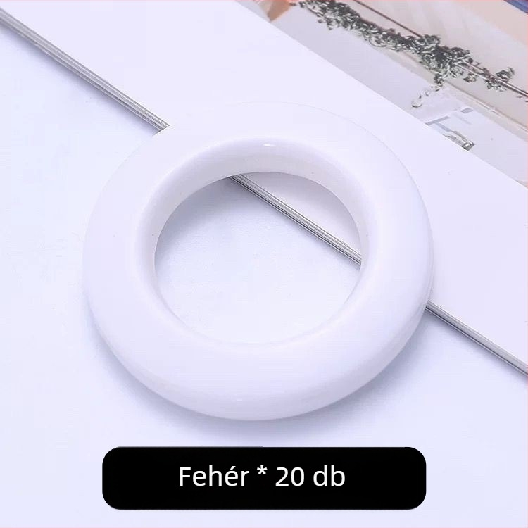 20 mágneses függönygyűrű Római rúdhoz – körgyűrűk, modern minimalist stílus, Neck Strength márka