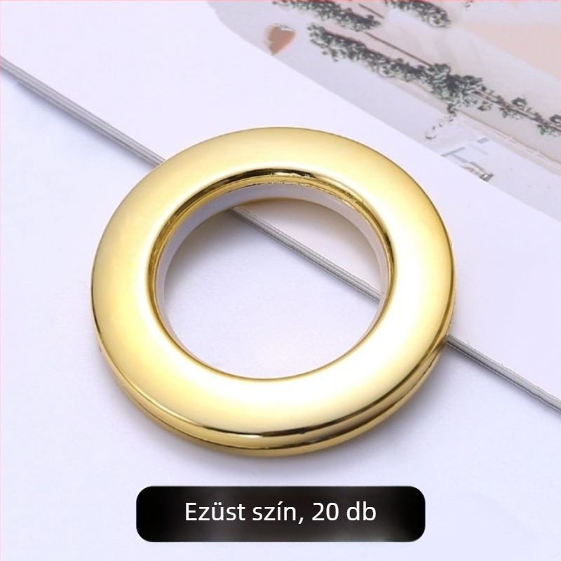 20 mágneses függönygyűrű Római rúdhoz – körgyűrűk, modern minimalist stílus, Neck Strength márka