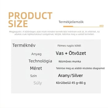 Fém függönyöv rugócsuklóval - skandináv stílus, egyszerű dizájn, testre szabható