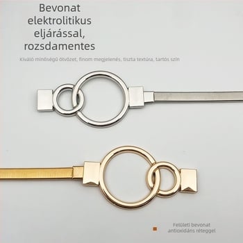 Fém függönyöv rugócsuklóval - skandináv stílus, egyszerű dizájn, testre szabható