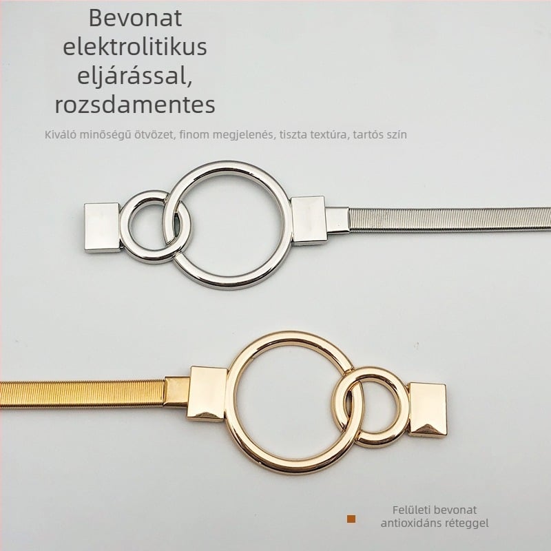 Fém függönyöv rugócsuklóval - skandináv stílus, egyszerű dizájn, testre szabható