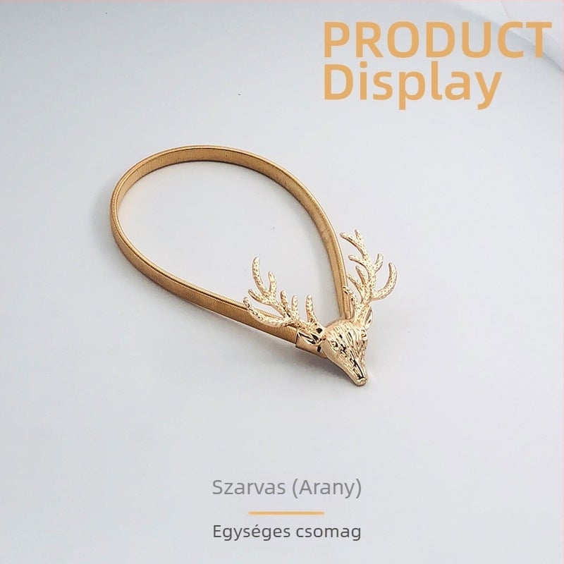 Fém függönyöv rugócsuklóval - skandináv stílus, egyszerű dizájn, testre szabható