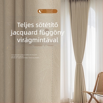 Chenille függönyök teljes blackout – modern minimalista stílus, 100% poliészter, árnyékolás 70–90%, egész házra szabható