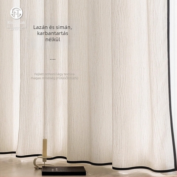 ablakfüggöny, poliészter, INS stílus, dekoratív, ideális nappaliba, dolgozószobába, étterembe és bejárathoz