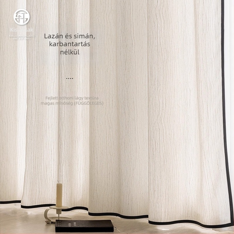 ablakfüggöny, poliészter, INS stílus, dekoratív, ideális nappaliba, dolgozószobába, étterembe és bejárathoz