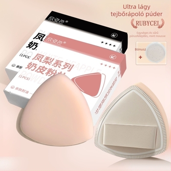 Háromszög alakú púder szivacs, száraz és nedves használatra