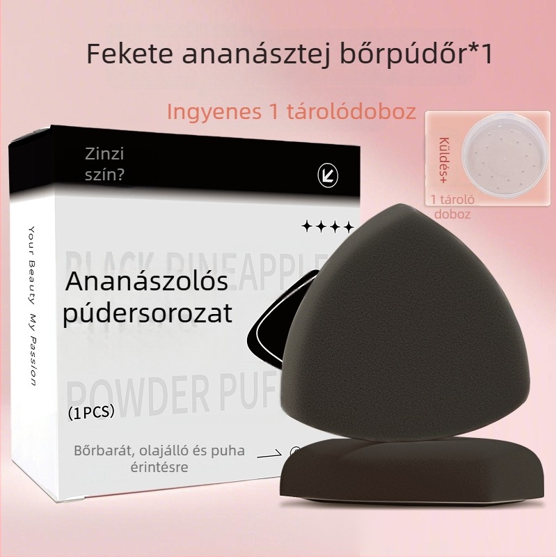 Háromszög alakú púder szivacs, száraz és nedves használatra