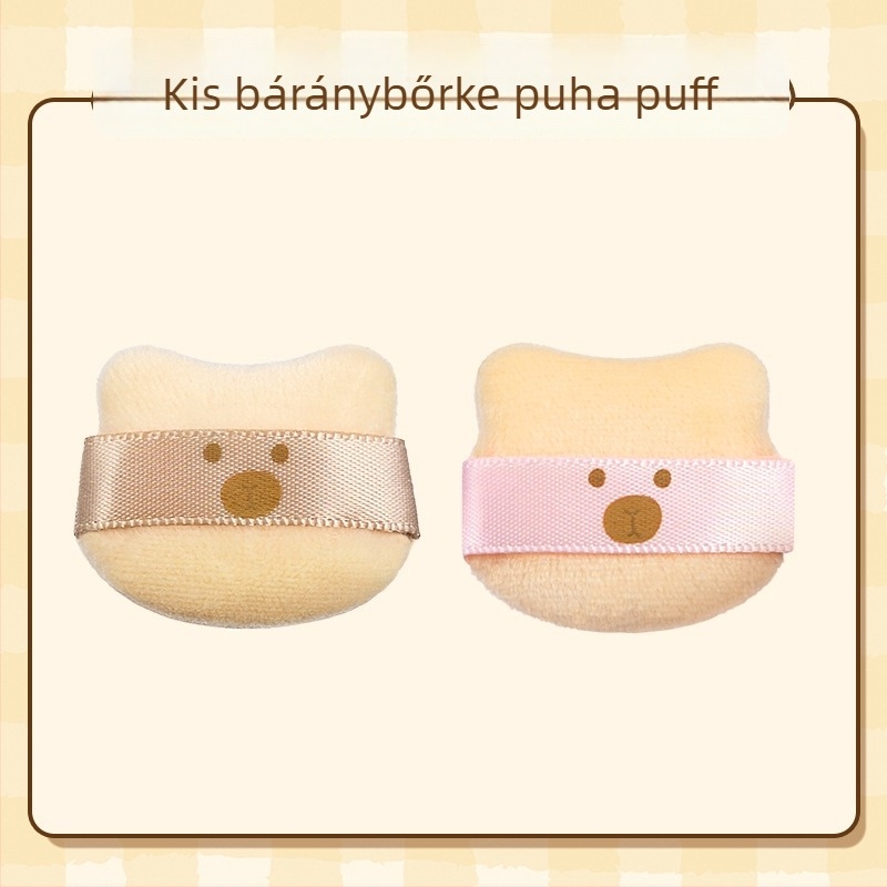 GECOMO púderpúder-készlet – hidrofíliás nem-latex anyag, csepp alakú, a hibátlan sminkfelvitelhez