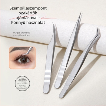 Professzionális szempilla-extensions csipesz Phoenix dizájnnal, kiváló precizitás, rozsdamentes acél