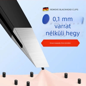 Liuliu beauty lapos hegyű csipesz rozsdamentes acélból – többfunkciós ápolási eszköz arcszőrzet eltávolítására, szemöldök formázására és műszempilla göndörítésére
