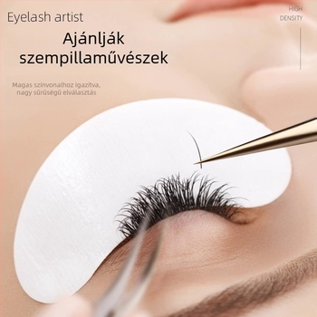 Magas pontosságú szempilla csipesz – professzionális szempilla hosszabbításhoz, kezdőknek készlet, rozsdamentes acél, Yin color márka, hivatalos magánmárka