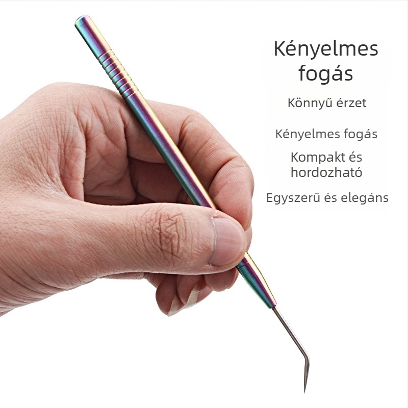 Rozsdamentes acél szempilla kiválasztó eszköz, nettó tömeg 25 g, csomagolás 1000 darab, magáncímke lehetséges