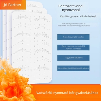 Szemöldök tetoválás gyakorló bőr, lágy szilikon textúrával, kezdőknek. Import: Nem; Univerzális felhasználás.